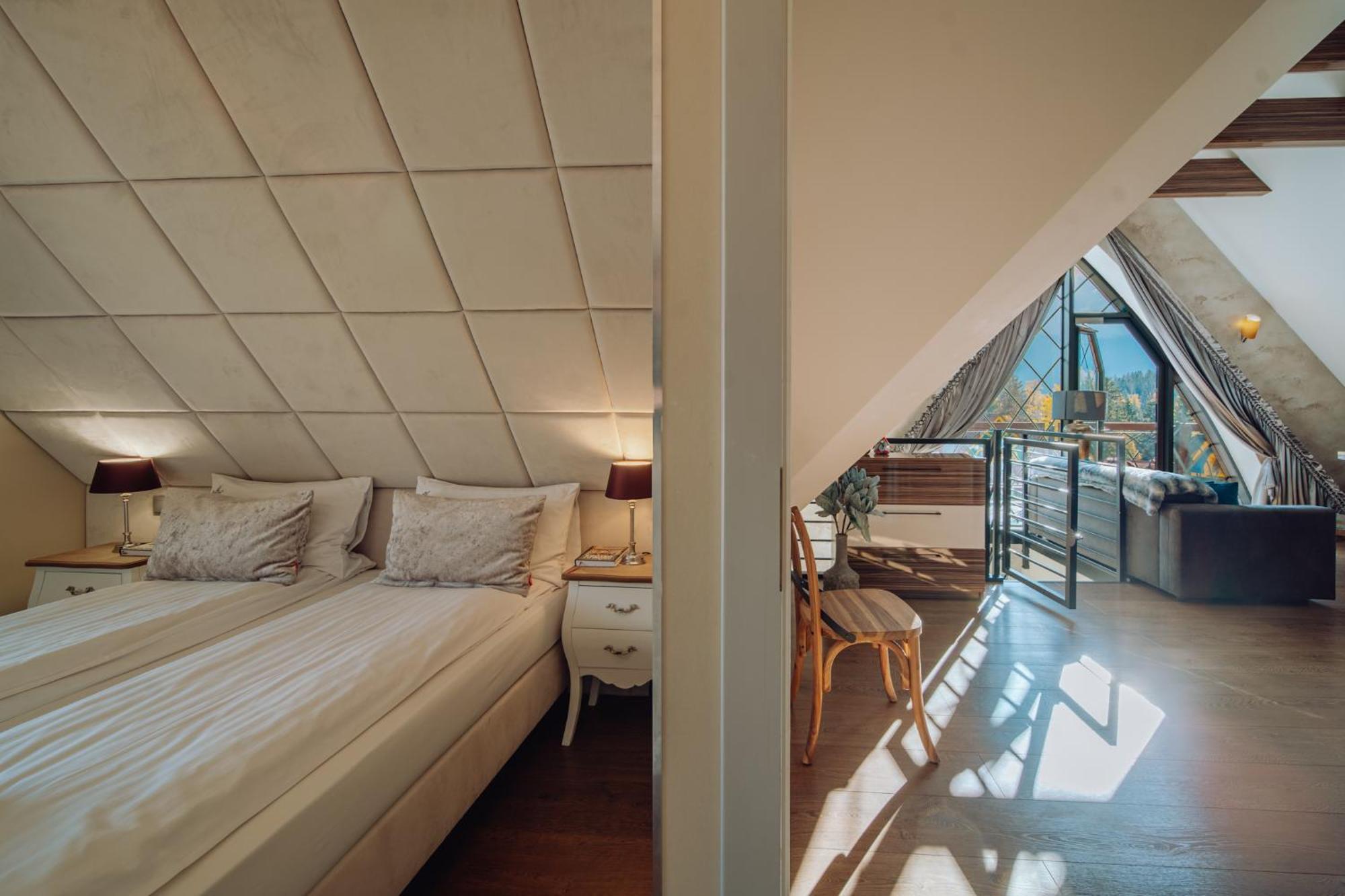 Norweska Dolina Family&Pet-Friendly Resort Шклярска-Поремба Экстерьер фото A bedroom in the hotel
