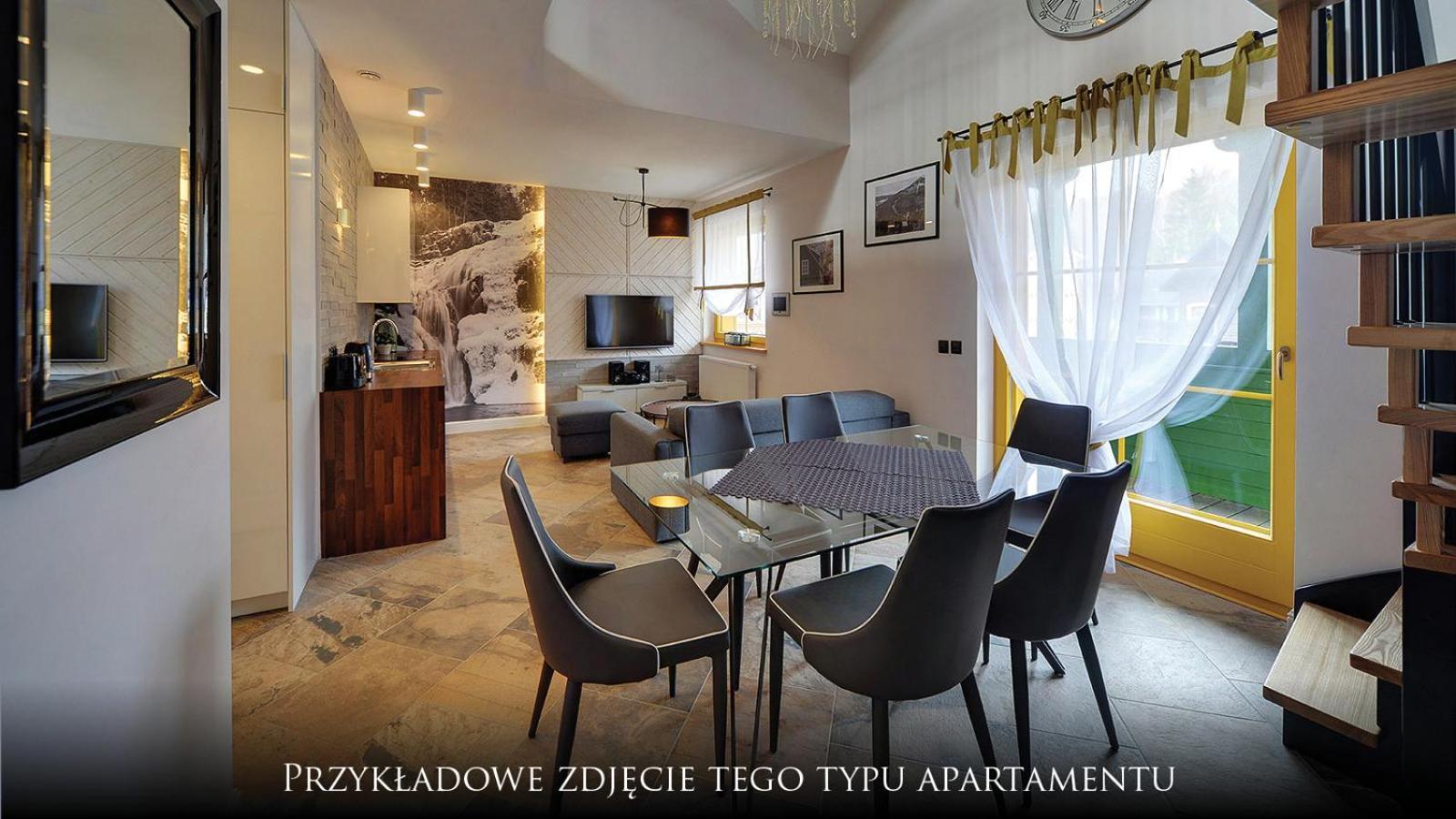 Norweska Dolina Family&Pet-Friendly Resort Шклярска-Поремба Экстерьер фото An example of a finished apartment